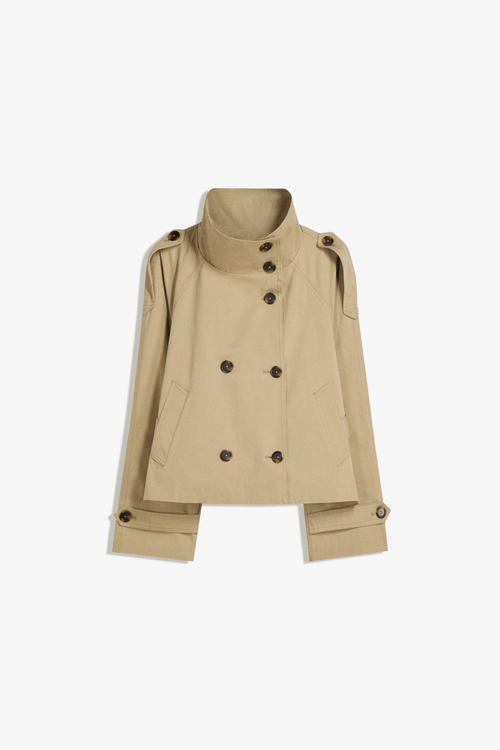 Coralia High-Neck Trenchcoat
