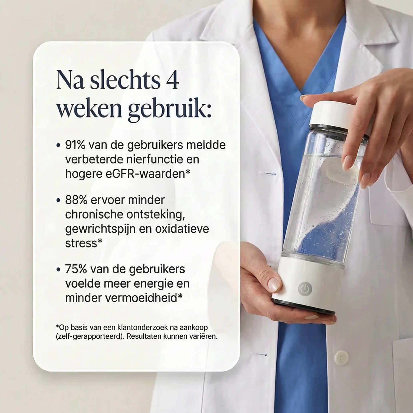 Hydrohealth™ Hydrogen Waterfles