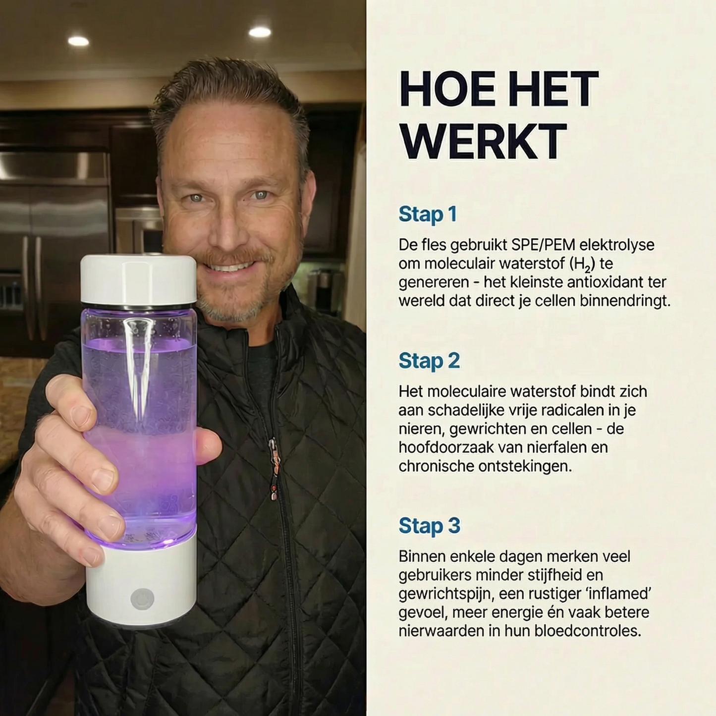 Hydrohealth™ Hydrogen Waterfles