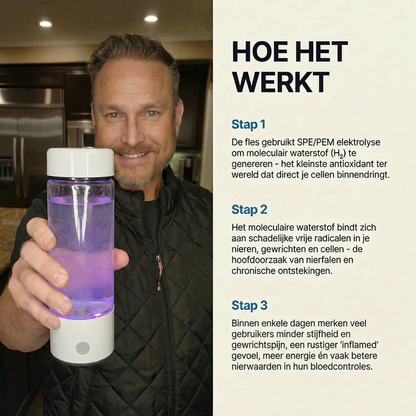 Hydrohealth™ Hydrogen Waterfles